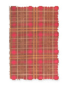 Highland Brown Tartan Check Rug