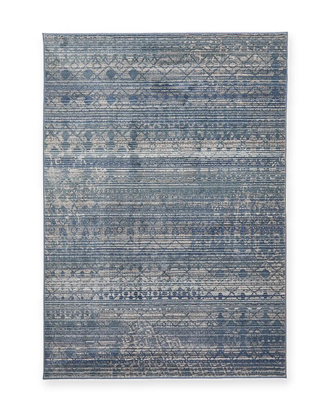 Holly Blue Vintage Tribal Rug