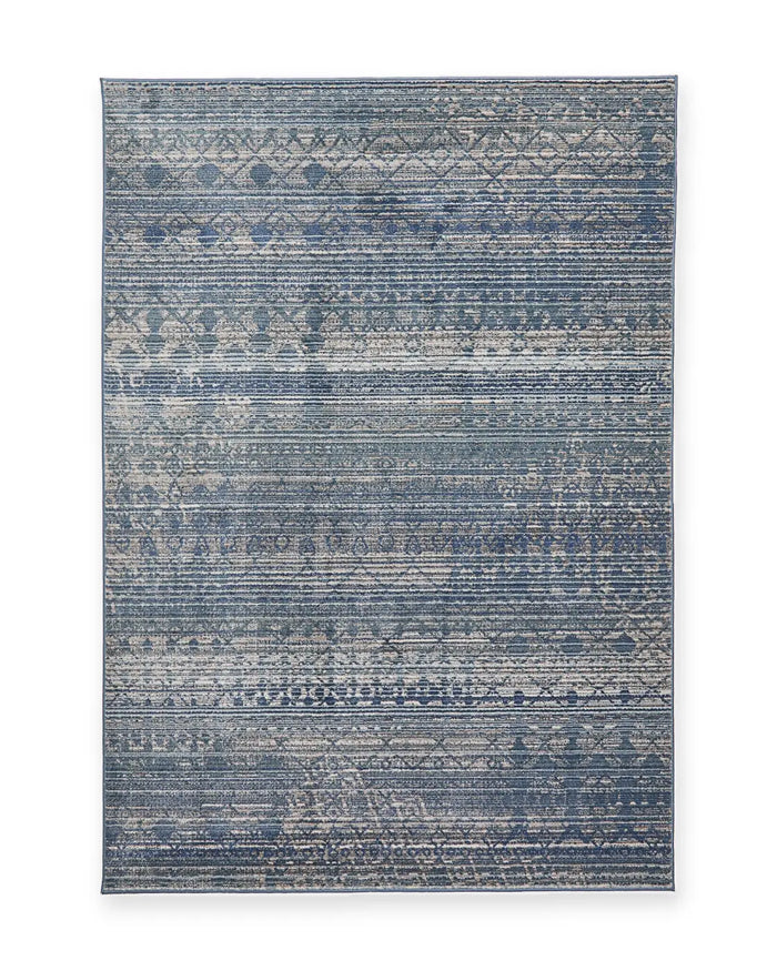 Holly Blue Vintage Tribal Rug