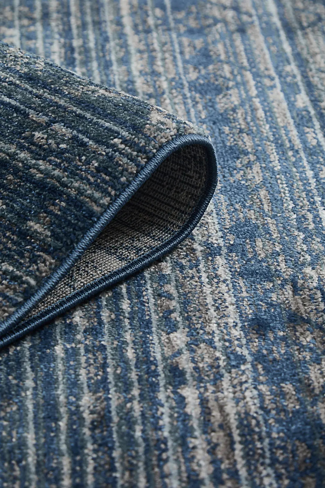 Holly Blue Vintage Tribal Rug