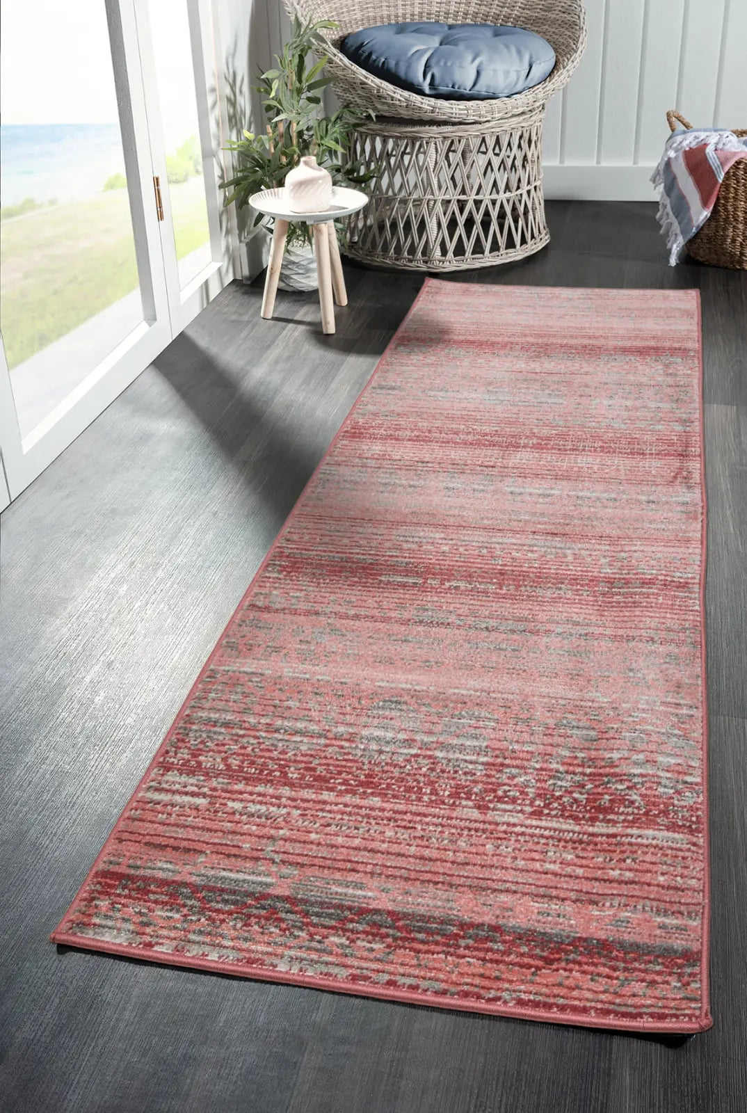 Holly Red Vintage Tribal Rug