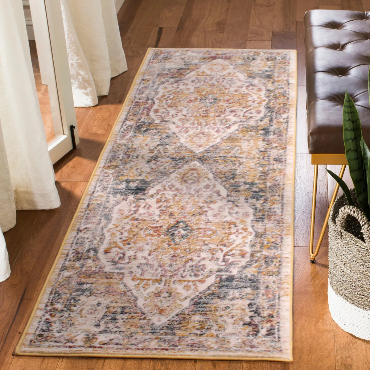 Hornbeam Cream Washed Persian-Style Rug