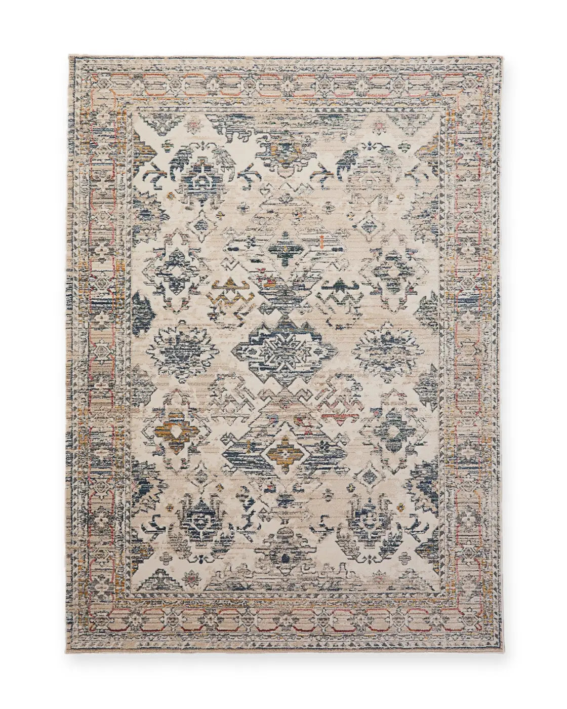 Ivy Cream Vintage Tribal Rug
