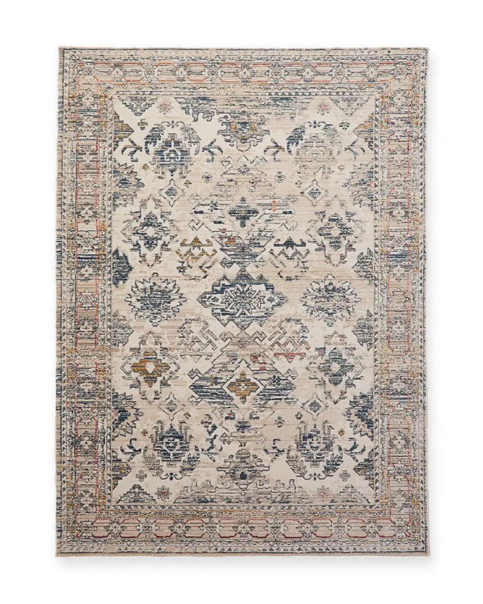 Ivy Cream Vintage Tribal Rug