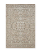 Kinnerton Beige Traditional Floral Rug