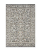 Kinnerton Grey Traditional Floral Rug