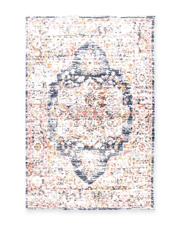 Larch Blue Washed Persian-Style Rug