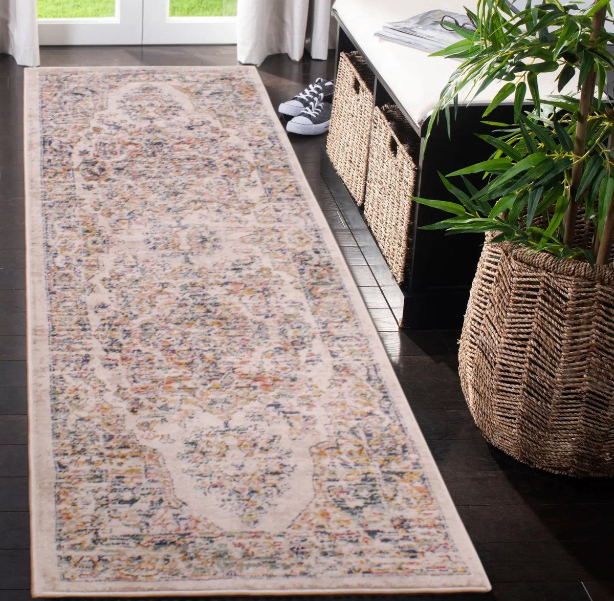 Larch Cream Washed Persian-Style Rug