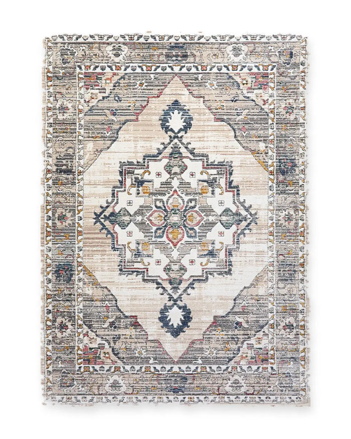 Laurel Cream Vintage Medallion Rug