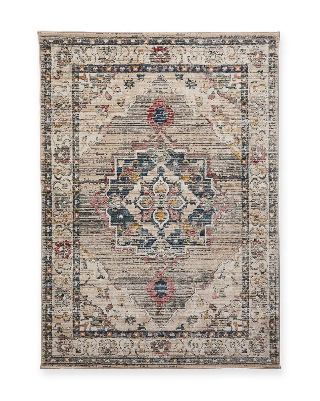 Laurel Grey Vintage Medallion Rug