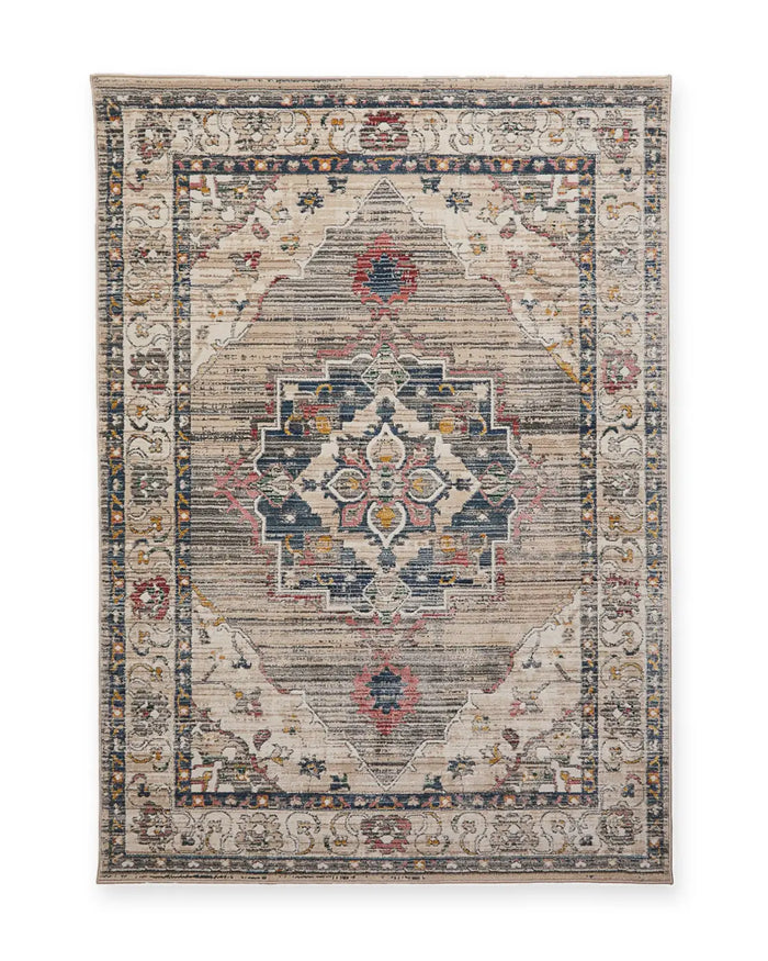 Laurel Grey Vintage Medallion Rug