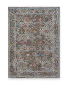 Lavender Multicolour Vintage Oriental Rug – runner