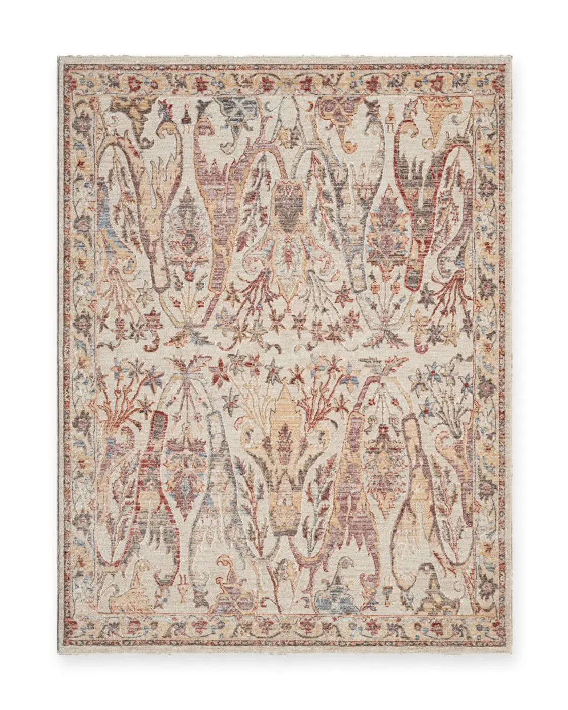 Lavinia Beige & Rose Vintage Persian-Style Rug