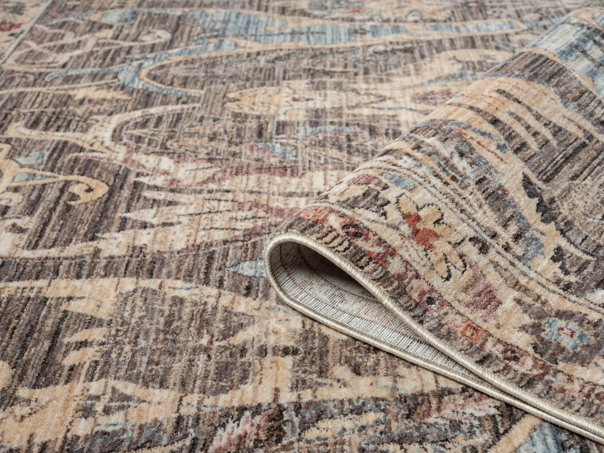 Lavinia Grey & Charcoal Vintage Persian-Style Rug