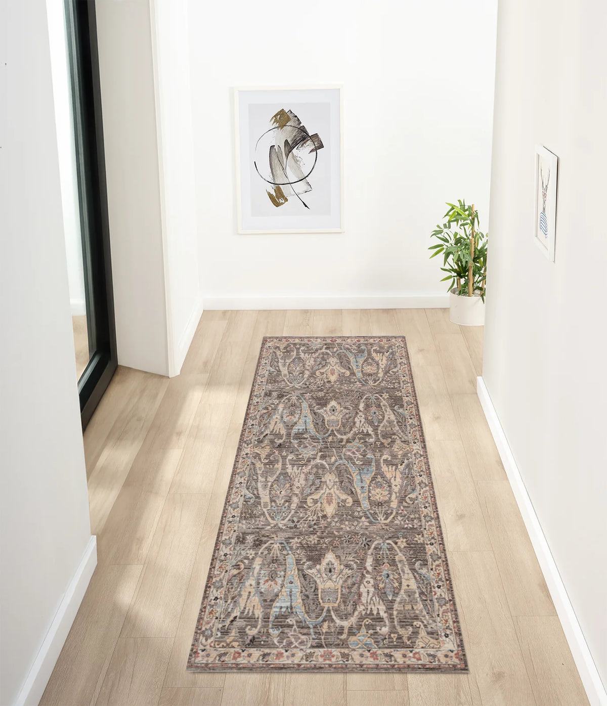 Lavinia Grey & Charcoal Vintage Persian-Style Rug