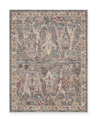 Lavinia Light Blue & Charcoal Vintage Persian-Style Rug