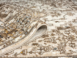 Ludlow Cream Distressed Medallion Rug