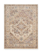 Matilda Beige & Grey Vintage Medallion Rug