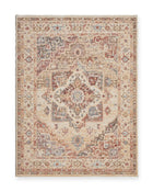 Matilda Beige & Rose Vintage Medallion Rug