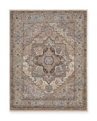 Matilda Charcoal & Grey Vintage Medallion Rug