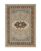 Matlock Grey Traditional Medallion Rug