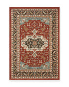 Matlock Red Traditional Medallion Rug