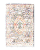 Meadow Blue Washed Persian-Style Rug