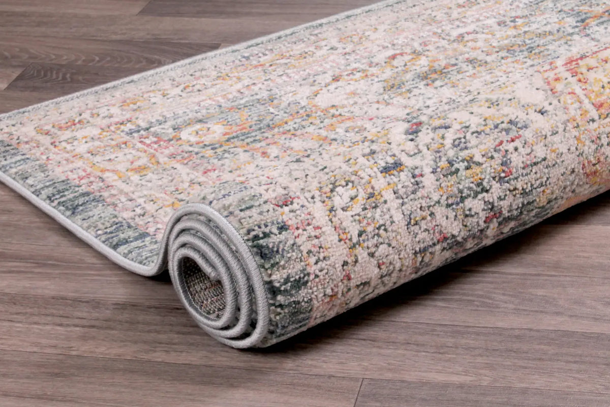 Meadow Green Washed Persian-Style Rug
