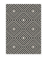 Menorca Black Diamond Outdoor Rug