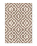 Menorca Taupe Diamond Outdoor Rug