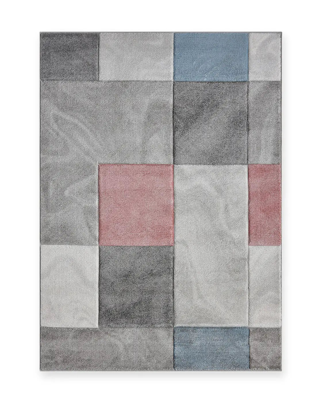 Mosaic Multicolour Patchwork Geometric Rug