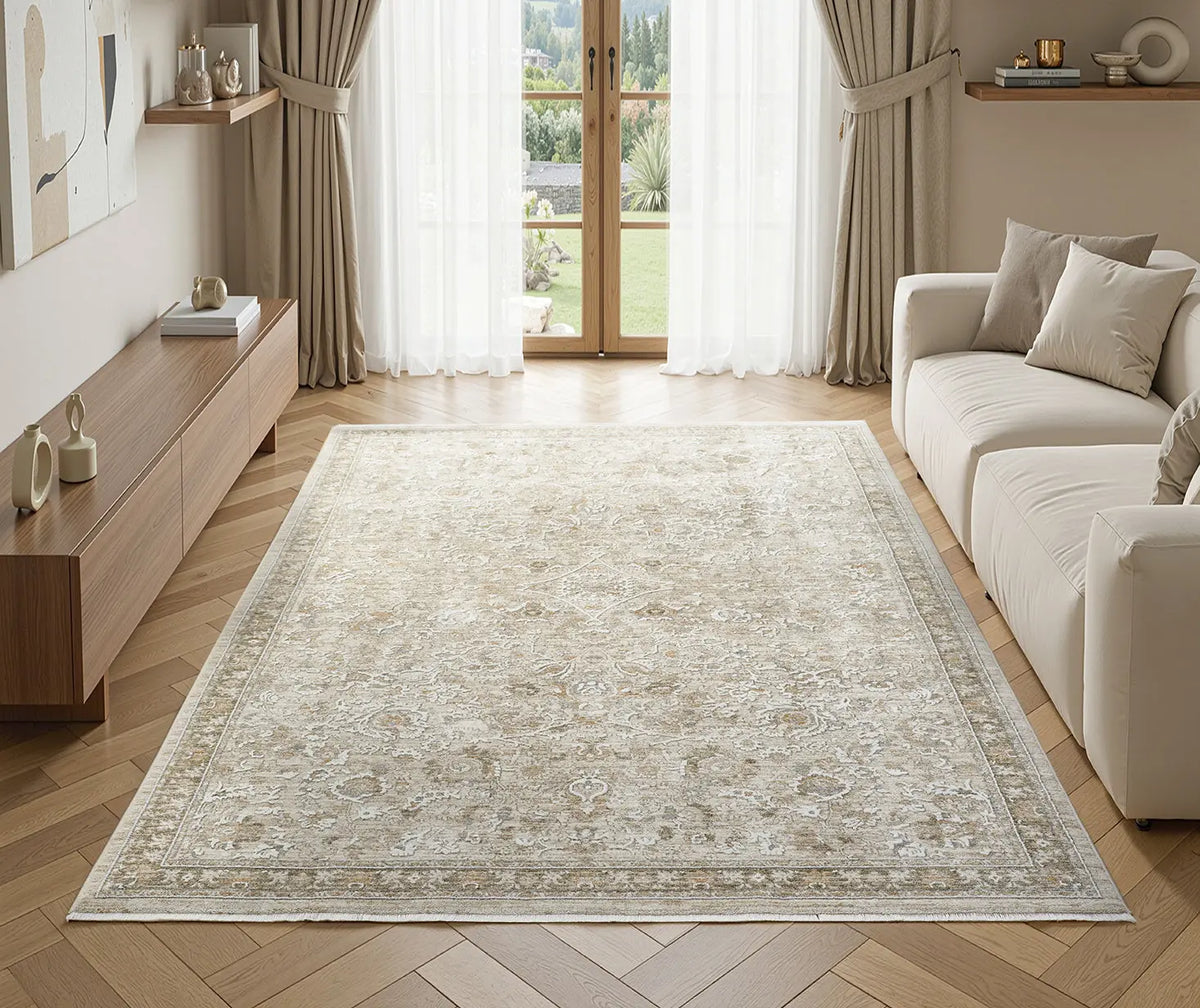 Opal Multicolour Vintage Floral Rug