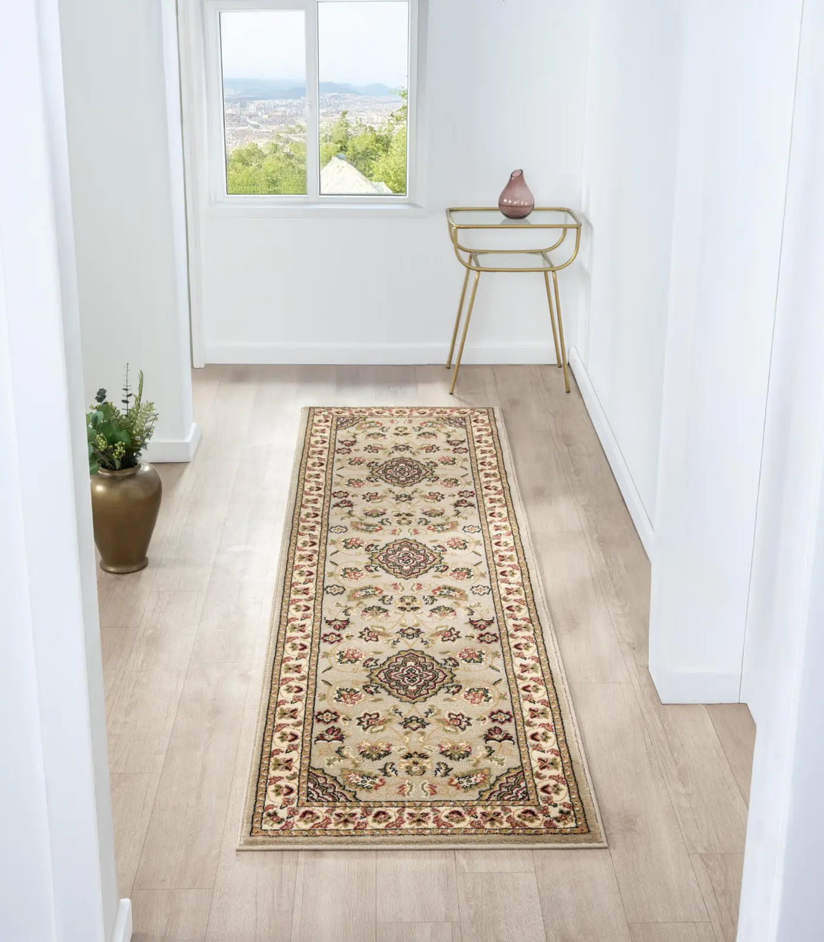 Regent Beige Traditional Persian-Style Rug