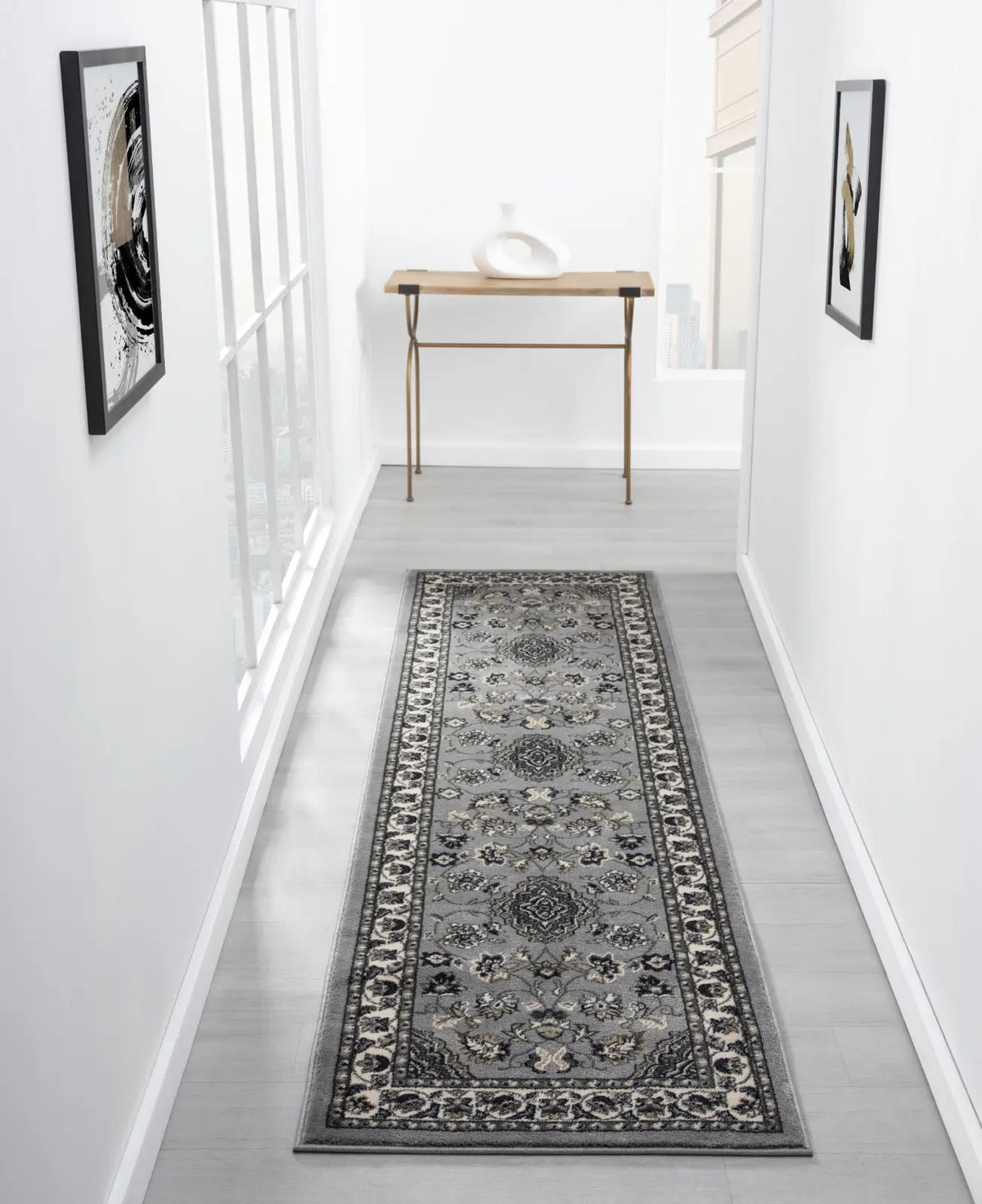 Regent Grey Traditional Persian-Style Rug