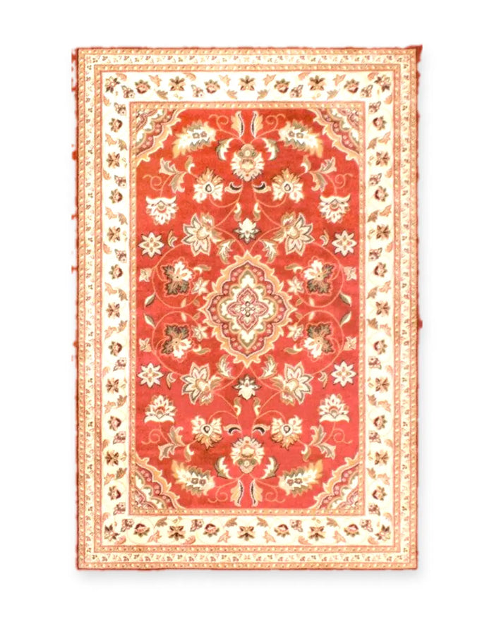 Regent Terracotta Traditional Persian-Style Rug
