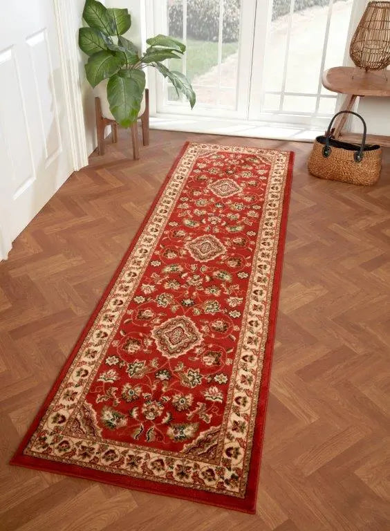 Regent Terracotta Traditional Persian-Style Rug