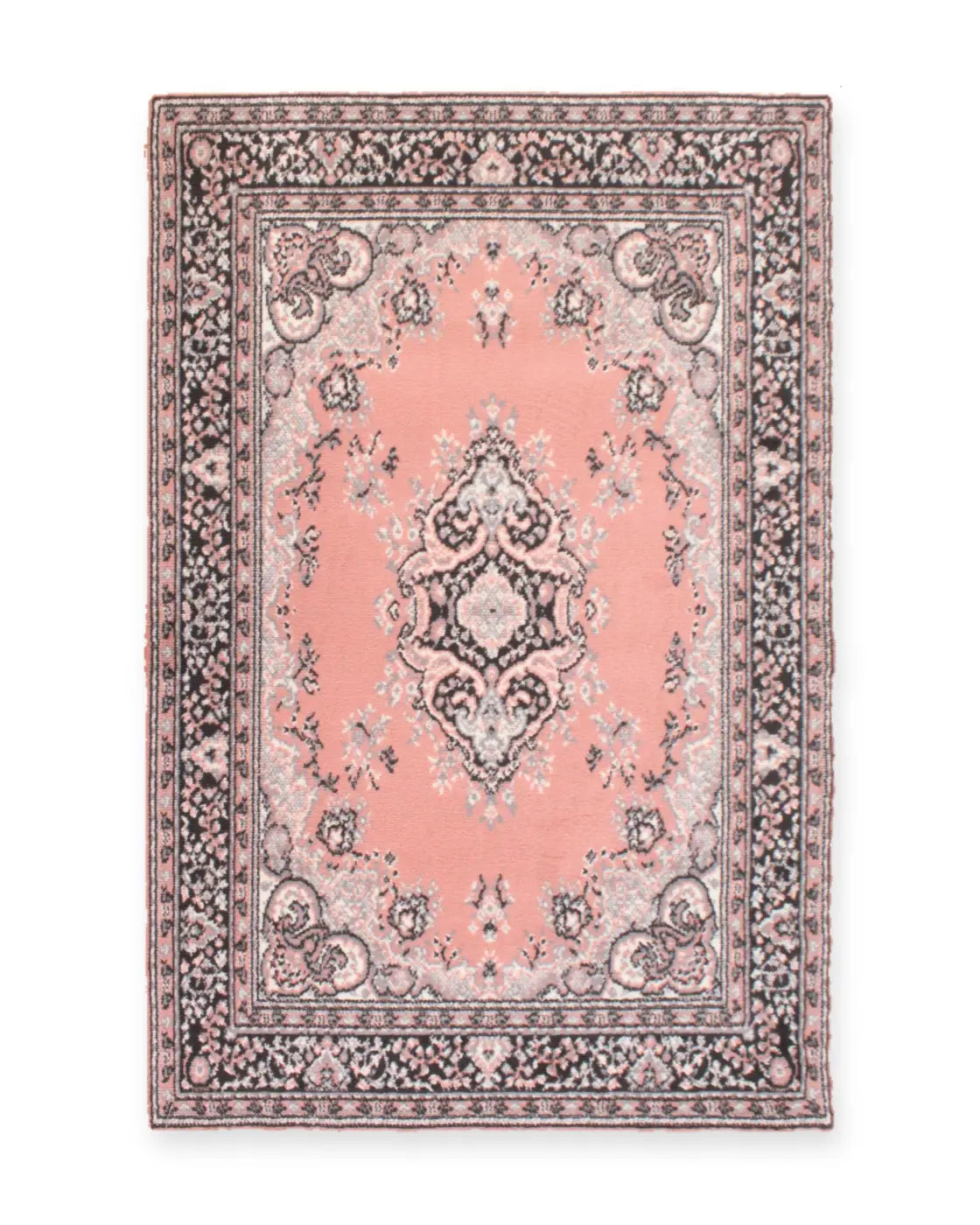 Richmond Blush Pink Traditional Medallion Rug