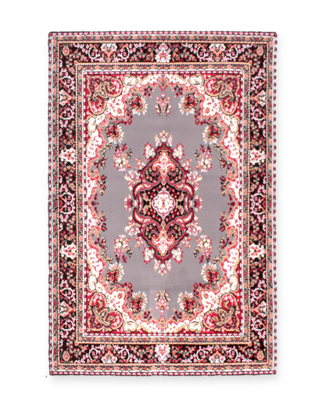 Richmond Grey Traditional Medallion Rug