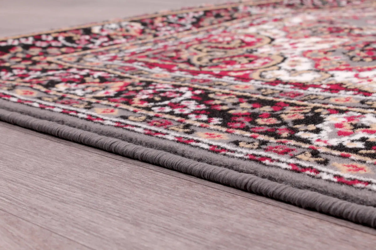 Richmond Grey Traditional Medallion Rug