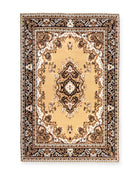 Richmond Mustard Traditional Medallion Rug
