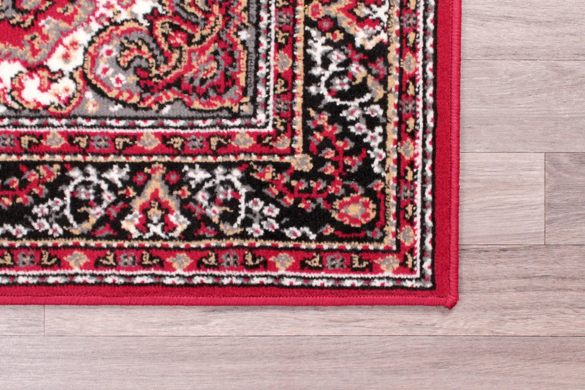 Richmond Red Traditional Medallion Rug