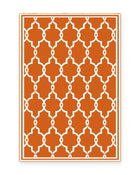Seville Terracotta Moroccan Tile Outdoor Rug