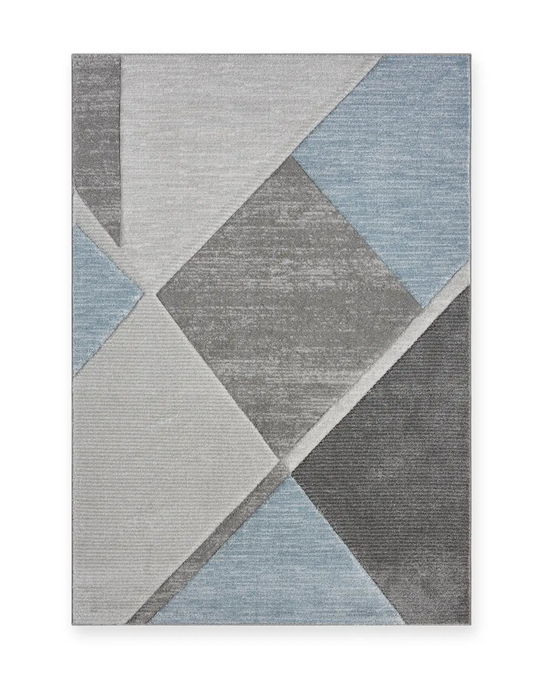 Solstice Powder Blue Geometric Rug