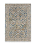 Tetbury Blue Distressed Vintage Rug