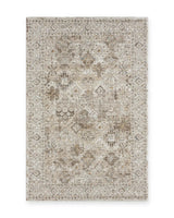 Tetbury Cream & Beige Distressed Vintage Rug