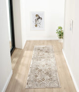 Tetbury Cream & Beige Distressed Vintage Rug