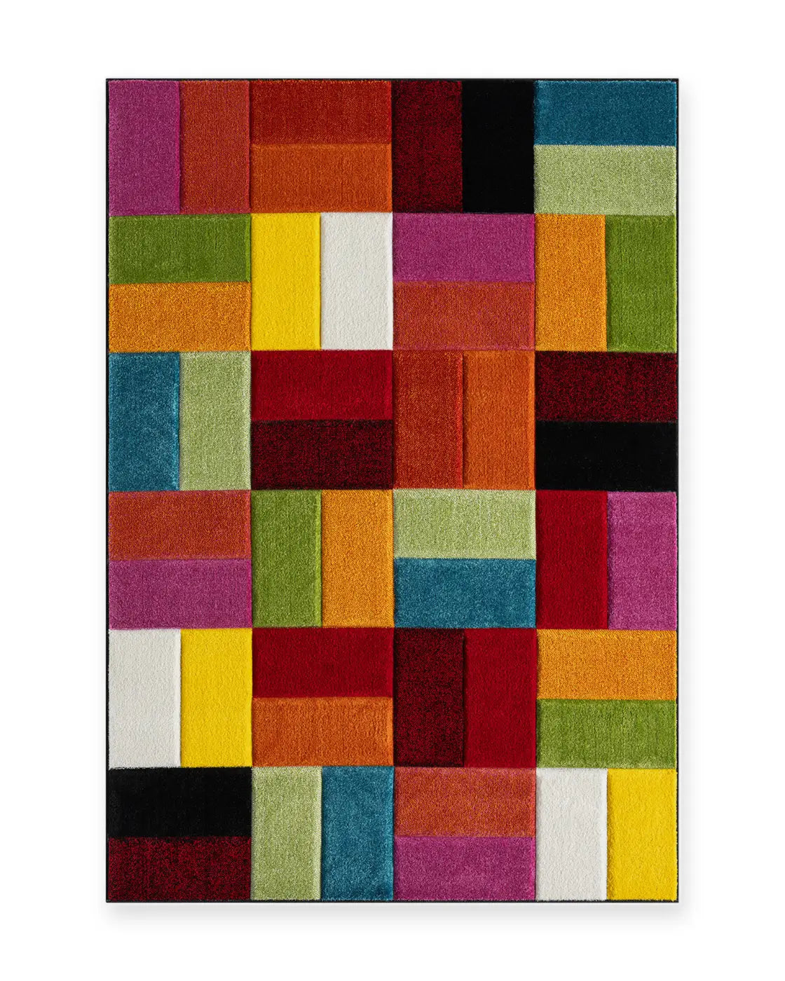 Toucan Rainbow Colour Block Rug