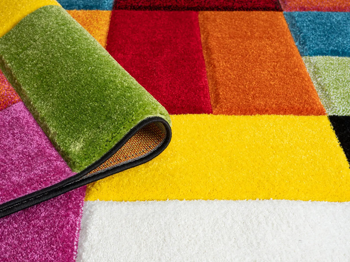 Toucan Rainbow Colour Block Rug