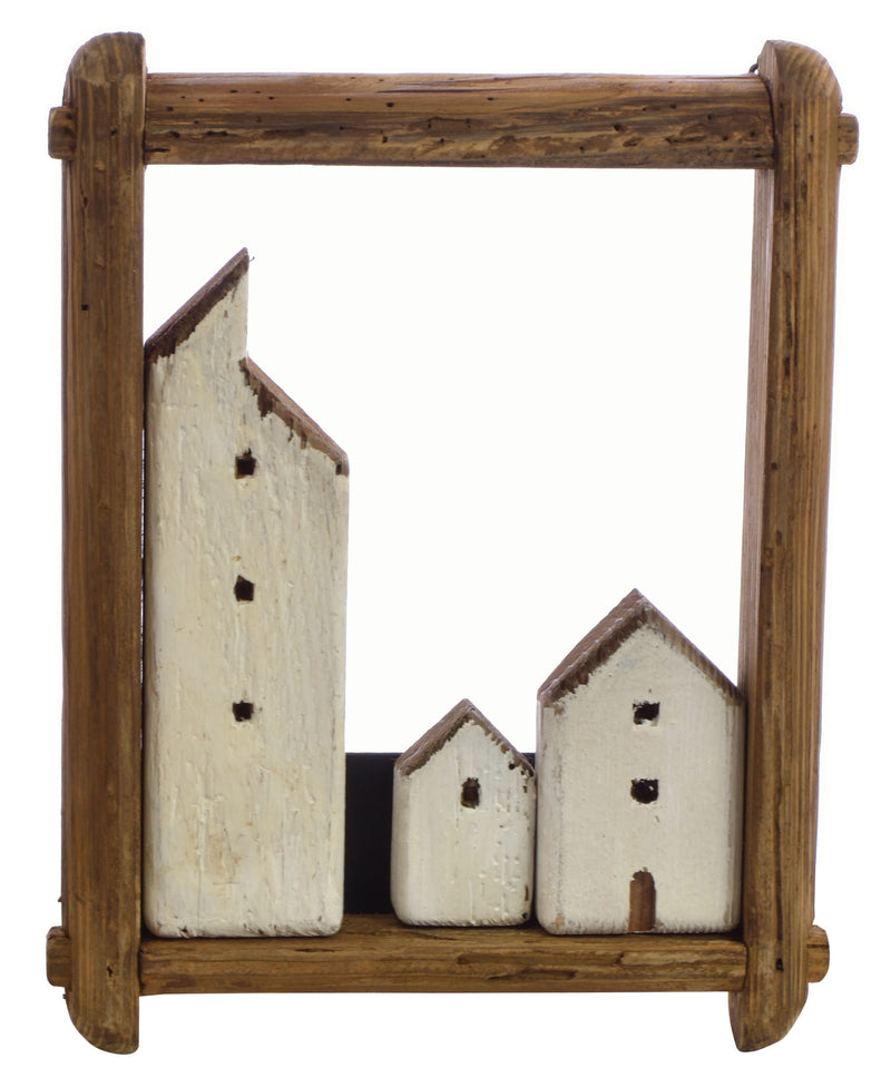 Fishing Village in Portrait Frame