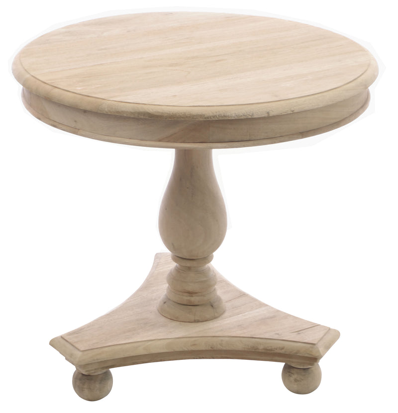 Low Round Wine Table with Bun Feet